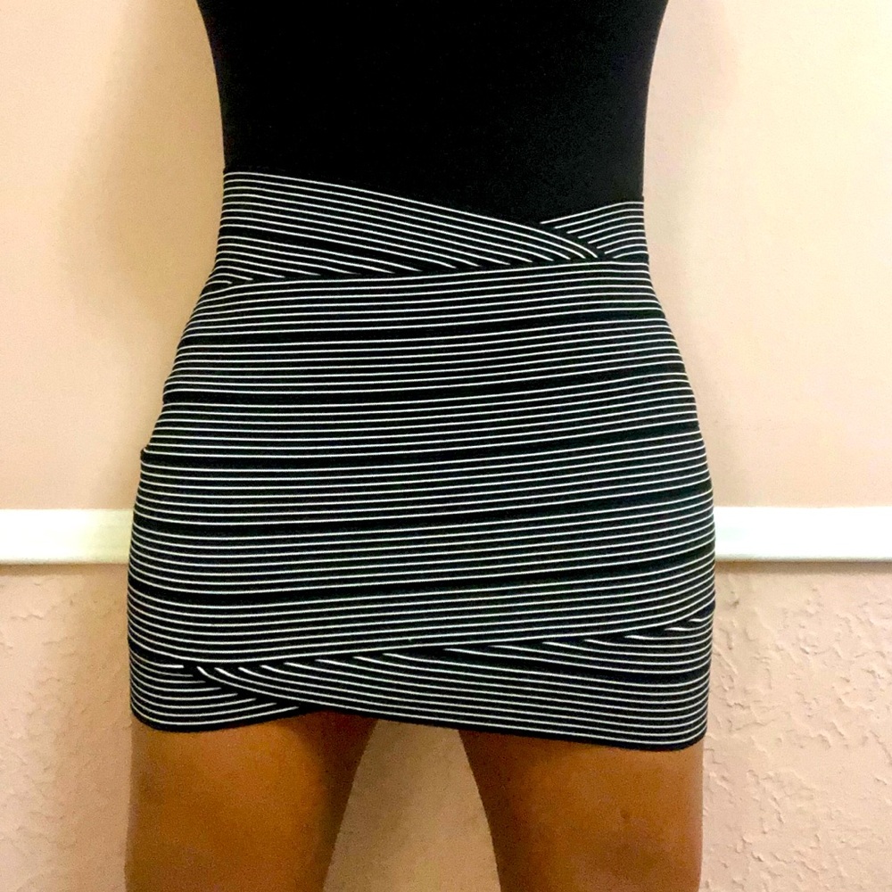 BCBG Max Azria Bondage like skirt